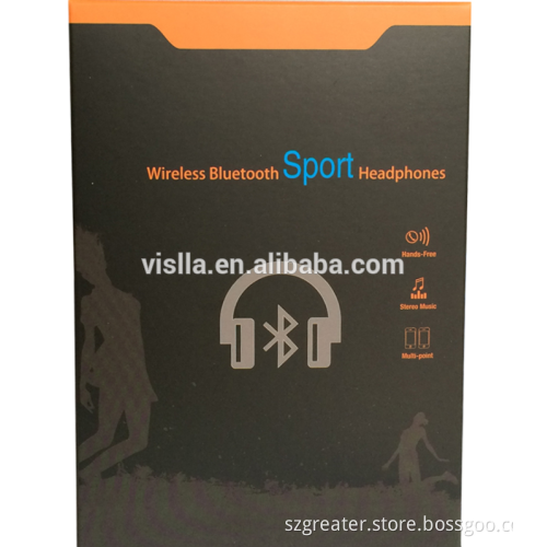 Colorful wireless Bluetooth headphone with import CSR chipset earphone factory